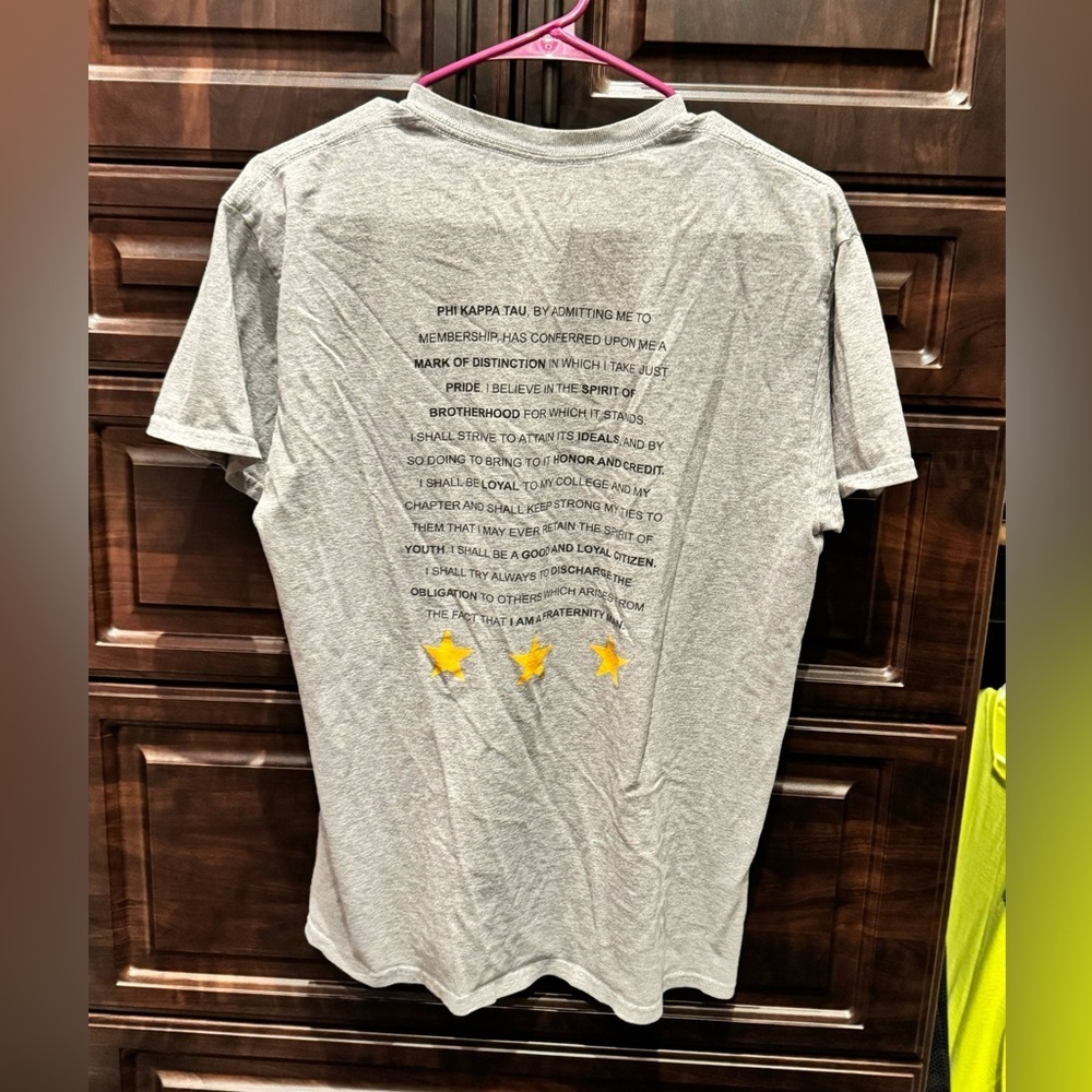 FREE WITH PURCHASE Leadership academy Gray Graphic T-Shirt MEDIUM